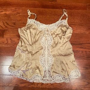 Banana republic silk lace top